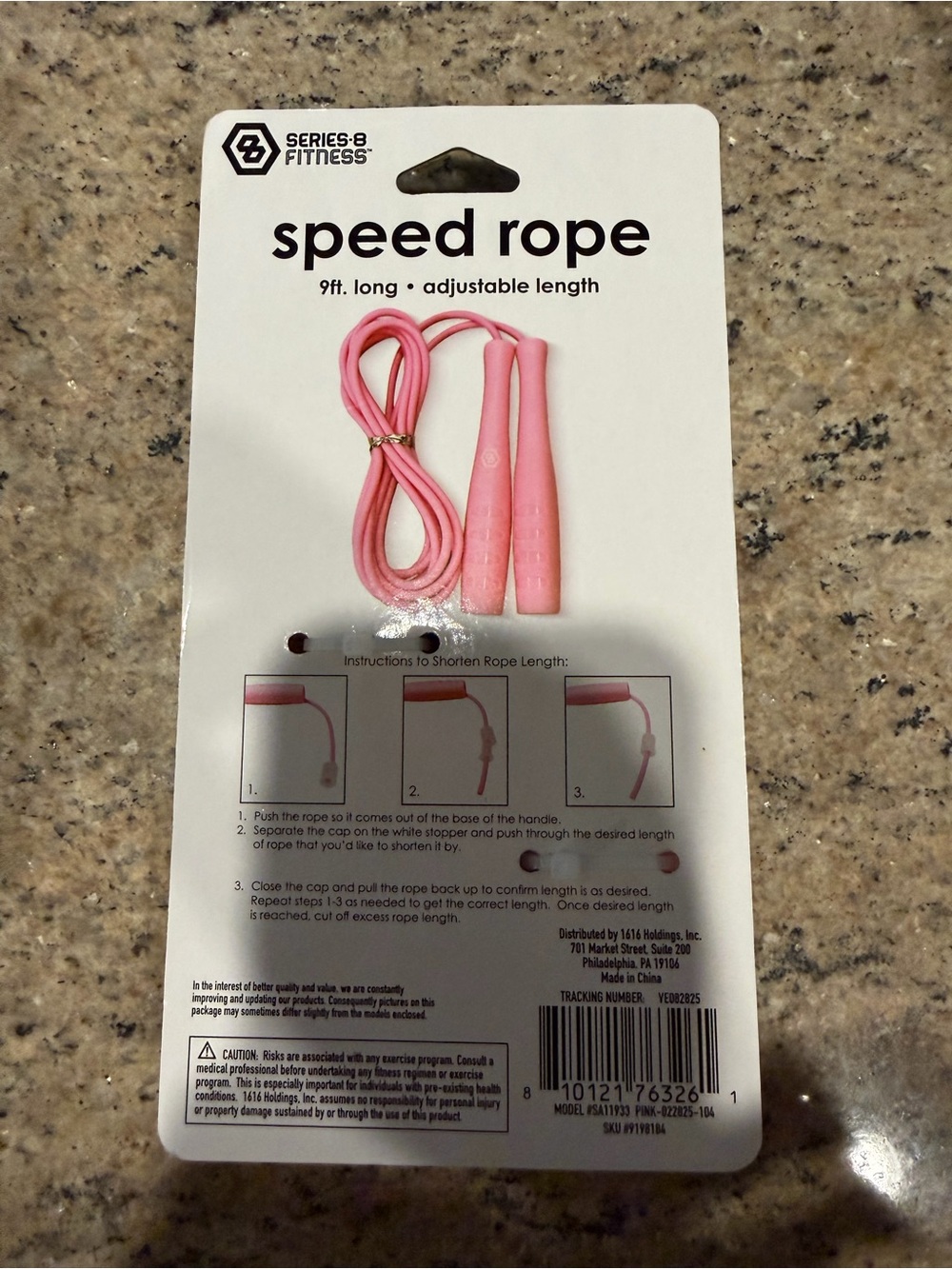 Pink Speed Rope Jump Rope - Picture 2 of 2